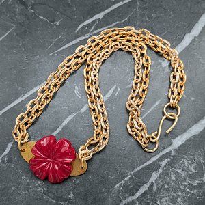 Unique Double Vintage Chain Choker